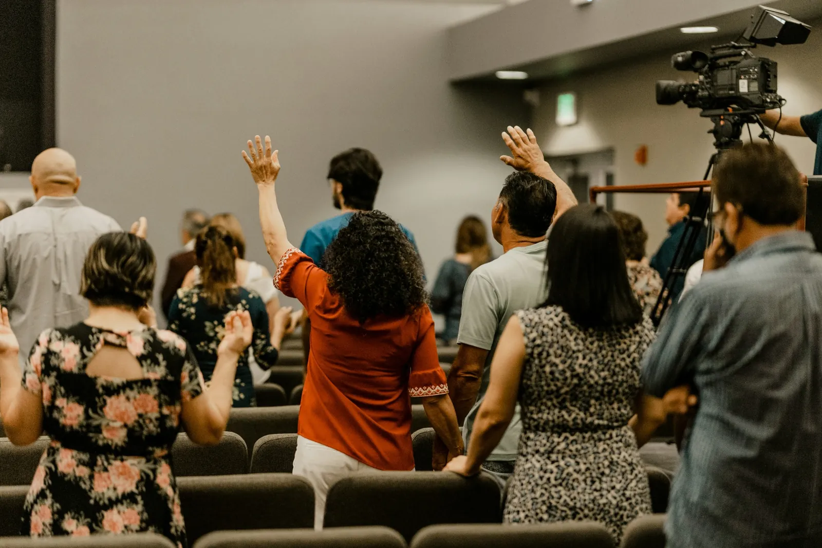 Church Worship at Butler Church of the Nazarene Church in Butler, IN